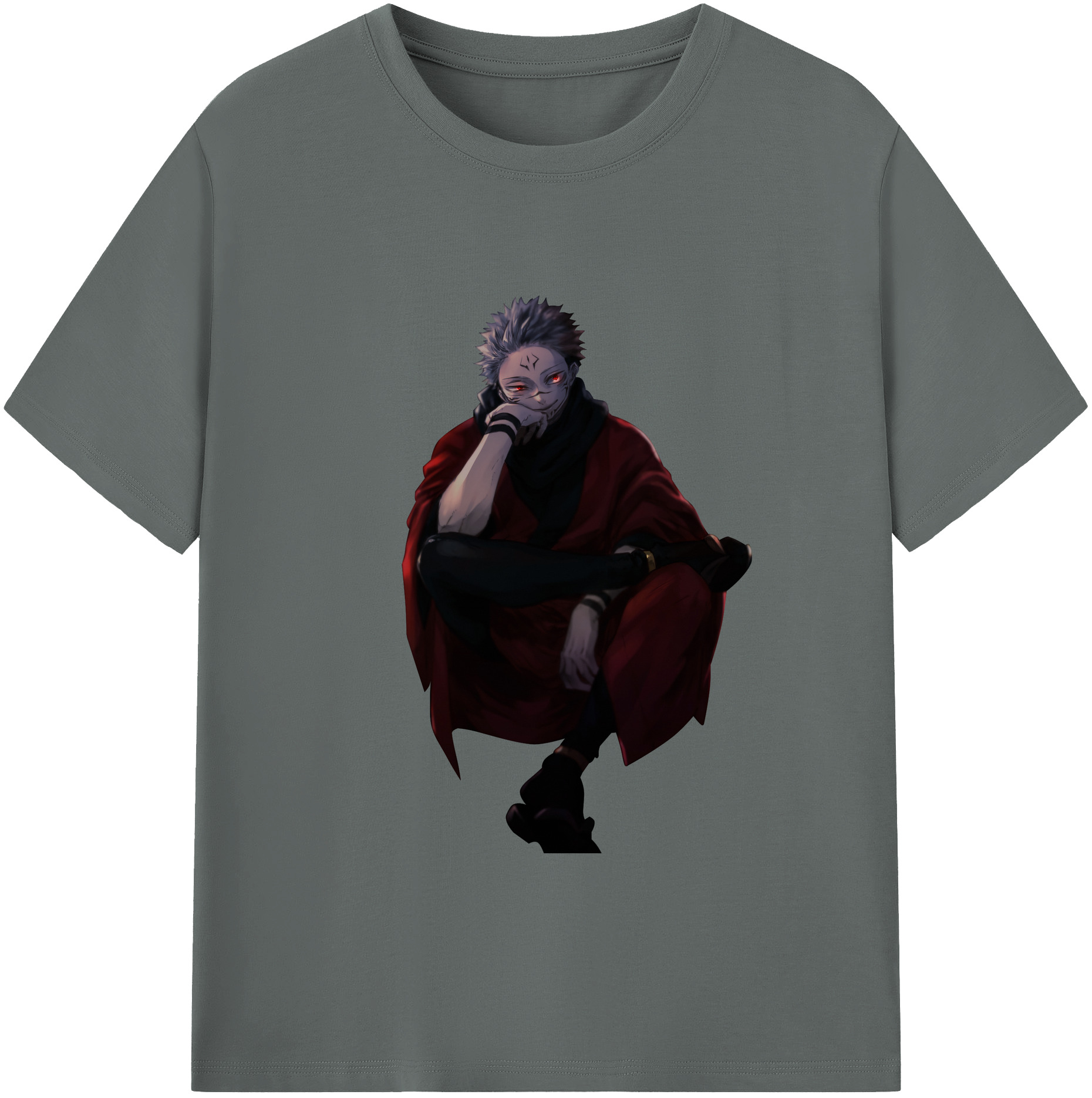 （画像用） 呪術廻戦 Jujutsu Kaisen 綿100％ メンズ半袖Tシャツ｜肌触りやわらか＆通気性